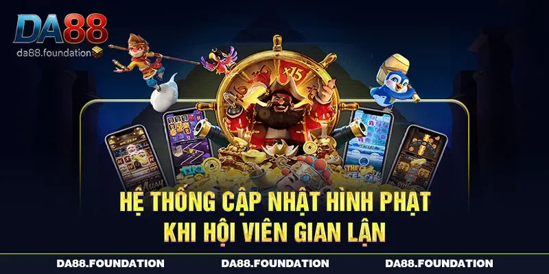 Hệ thống cập nhật hình phạt khi hội viên gian lận